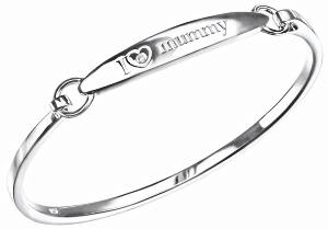 Baby's solid silver bangle
