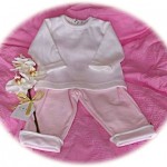 Baby's suit in pink